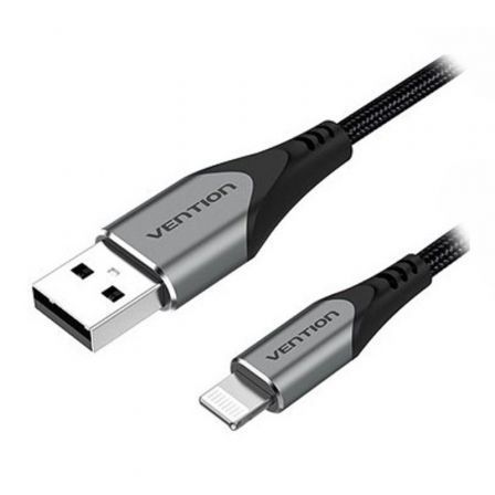 Vention Cable USB 2.0 Macho a Lightning Macho 1m Gris para iPhone/iPad - LHABHF Vention Cable USB 2.0 Macho a Lightning Macho 1m Gris para iPhone/iPad - LHABHF